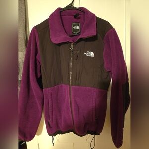 Women's The North Face Purple and Black Fleece Jacket